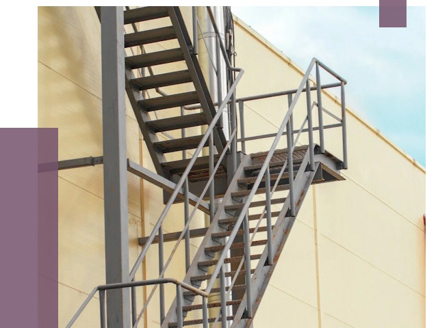 Пожарные лестницы в Новороссийске от 12250 руб. — монтаж и продажа | ПРОЛЁТ-Нвр