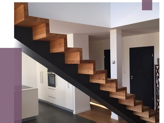 Изготовление деревянных лестниц в Новороссийске от 86768 руб. | ПРОЛЁТ-Нвр