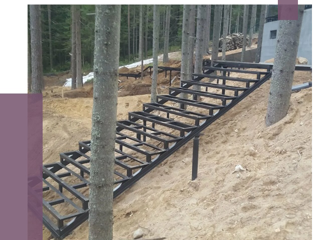 Монтаж металлических лестниц в Новороссийске от 13526 руб. 