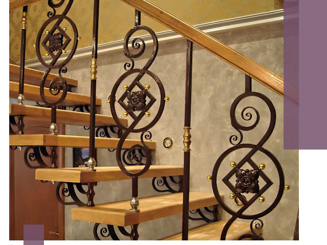 Изготовление кованых лестниц под ключ в Новороссийске