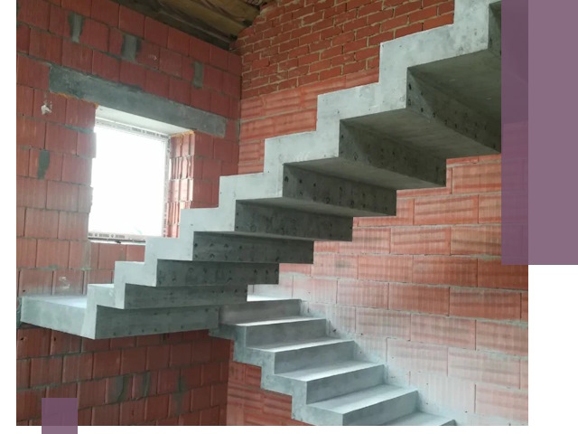 Бетонные лестницы под ключ в Новороссийске: монтаж, демонтаж, ремонт