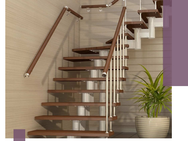 Изготовление модульных лестниц под ключ в Новороссийске