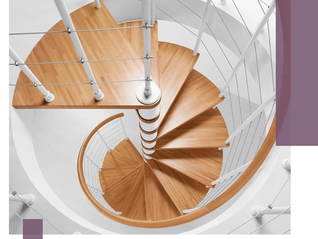 Изготовление винтовых лестниц под ключ в Новороссийске