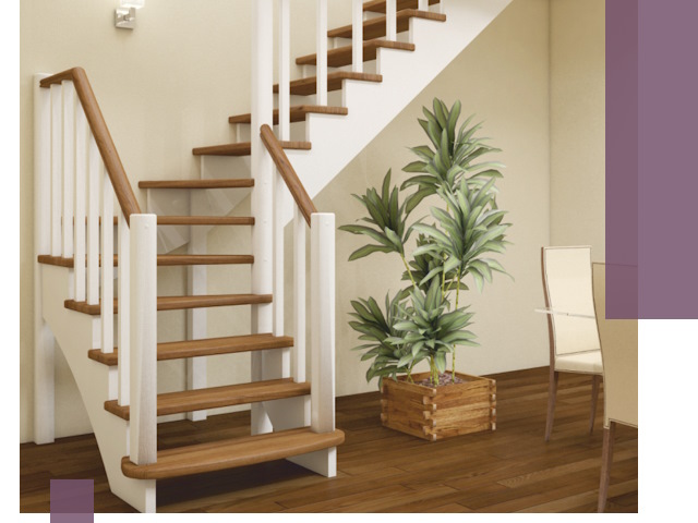 Г-образные лестницы под ключ в Новороссийске — изготовление и монтаж