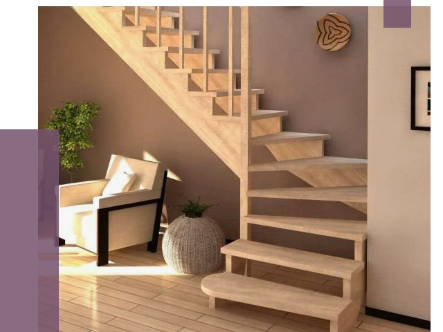 Изготовление Г-образных лестниц в Новороссийске от 18885 руб. 