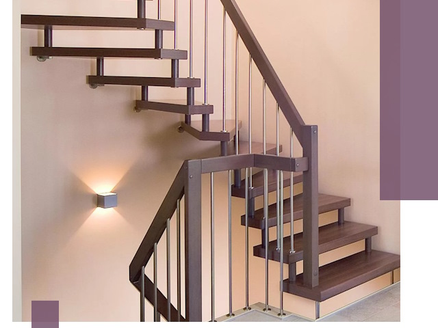 Изготовление лестниц на больцах в Новороссийске под ключ