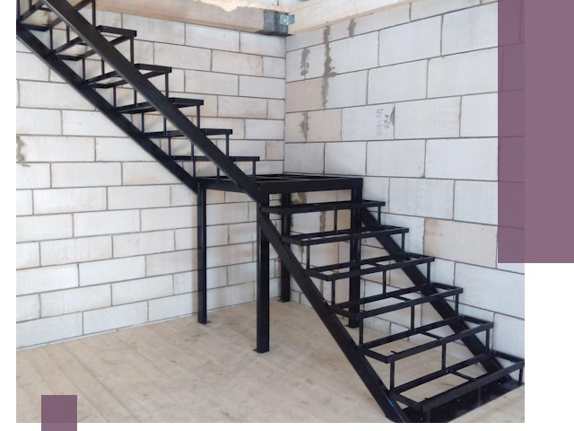 Лестницы на металлокаркасе под ключ в Новороссийске — изготовление и монтаж