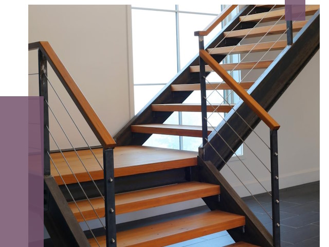 Изготовление лестниц на металлокаркасе в Новороссийске от 18885 руб. | ПРОЛЁТ-Нвр