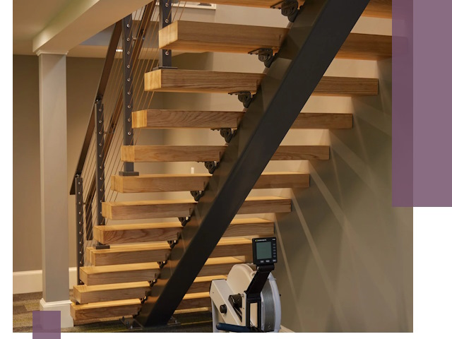 Лестницы на монокосоурах под ключ в Новороссийске - изготовление и монтаж