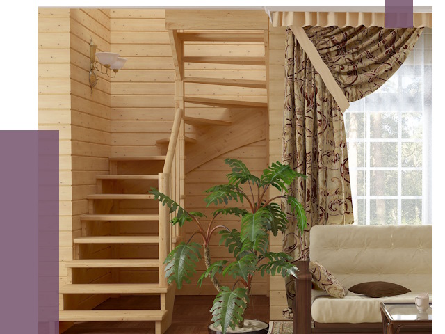 Лестницы для дачи в Новороссийске от 75794 руб.  | ПРОЛЁТ-Нвр