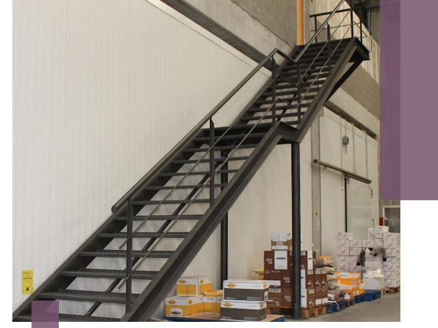 Лестницы для производства в Новороссийске — изготовление и монтаж