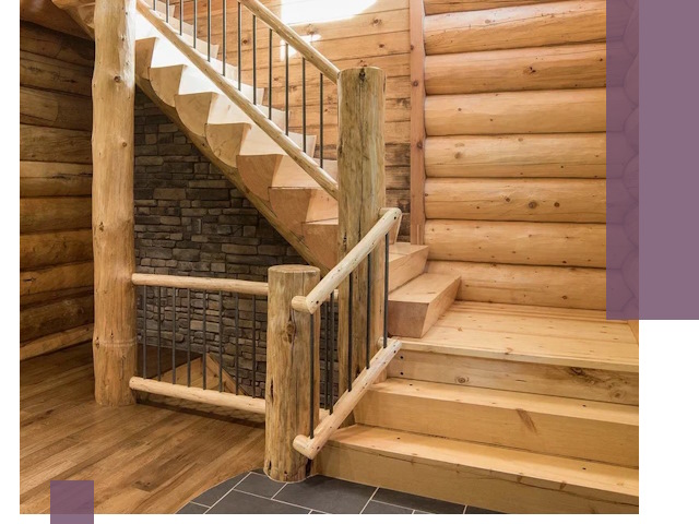 Лестницы в баню под заказ и профессиональный монтаж в Новороссийске