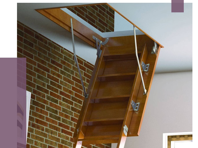 Установка чердачной лестницы в Новороссийске от 7809 руб. | ПРОЛЁТ-Нвр