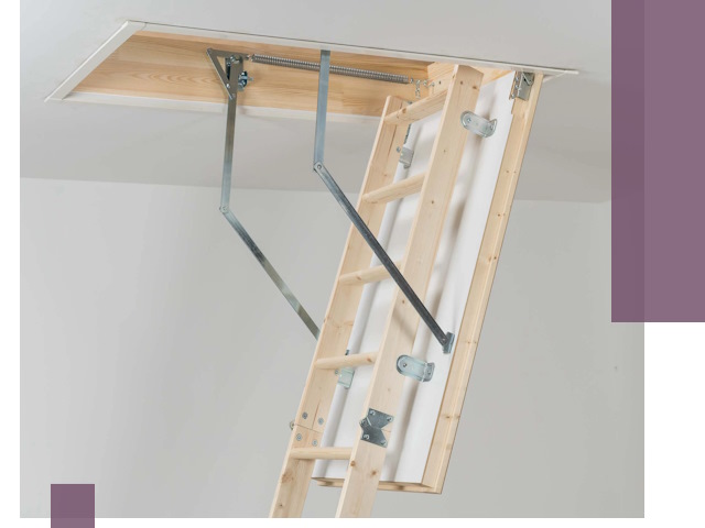 Установка чердачной лестницы под ключ в Новороссийске