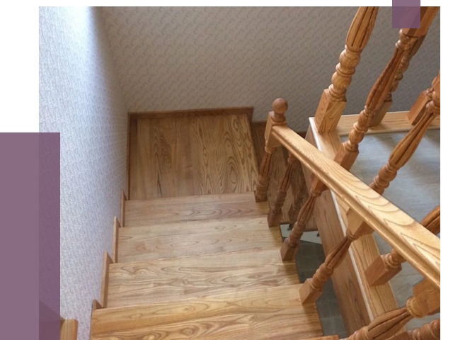 Сосновые лестницы в Новороссийске под ключ от 8064 руб.  | ПРОЛЁТ-Нвр