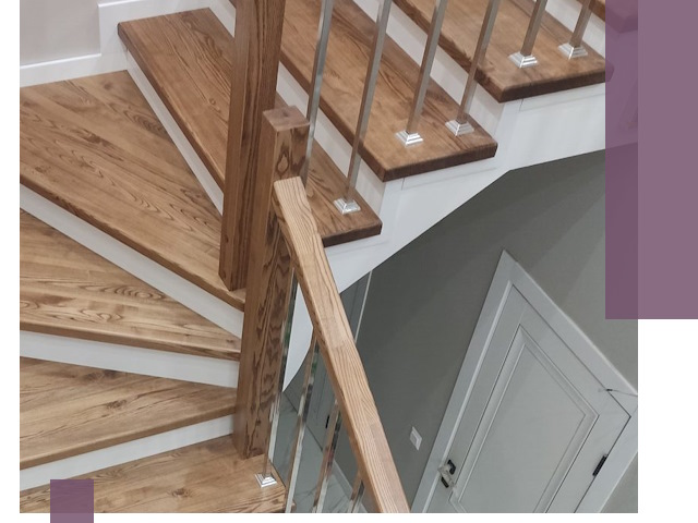 Обшивка металлических лестниц под ключ в Новороссийске