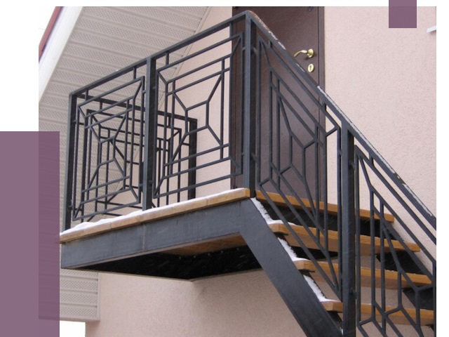 Металлические перила в Новороссийске от 4287 руб.  | ПРОЛЁТ-Нвр