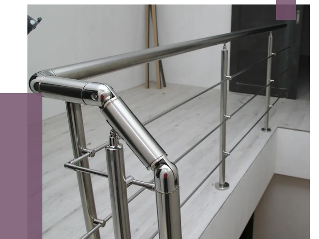 Перила из нержавеющей стали в Новороссийске от 8983 руб. под ключ | ПРОЛЁТ-Нвр
