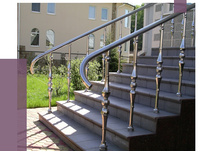 Перила для крыльца в Новороссийске от 10718 руб. — монтаж ПРОЛЁТ-Нвр