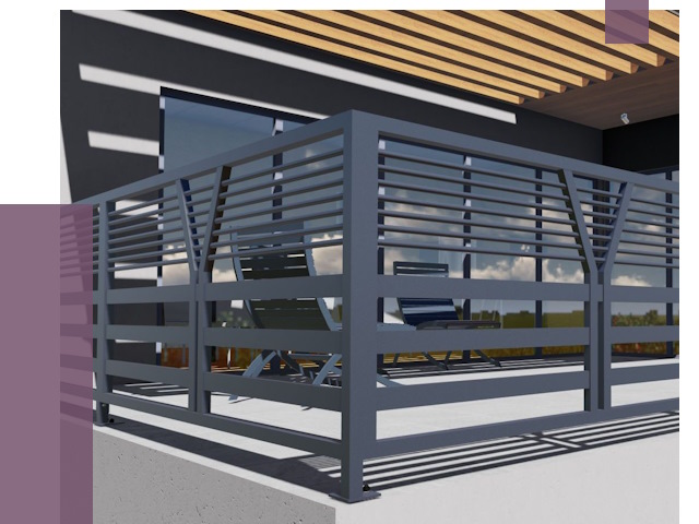 Изготовление балконных ограждений в Новороссийске от 10718 руб. | ПРОЛЁТ-Нвр