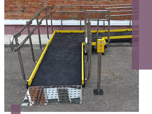 Изготовление наклонных пандусов для инвалидов в Новороссийске