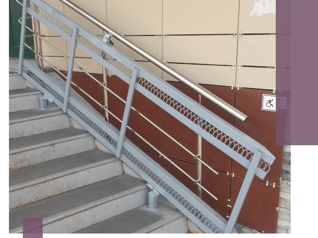 Изготовление откидных пандусов под ключ в Новороссийске