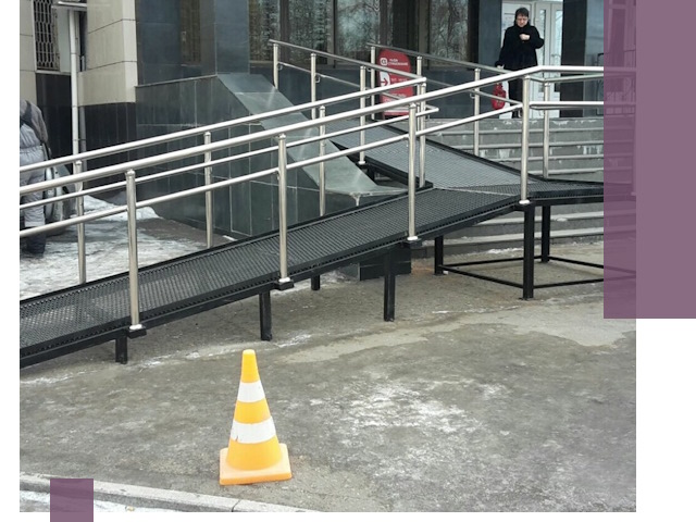 Стационарные пандусы под ключ в Новороссийске — изготовление и монтаж