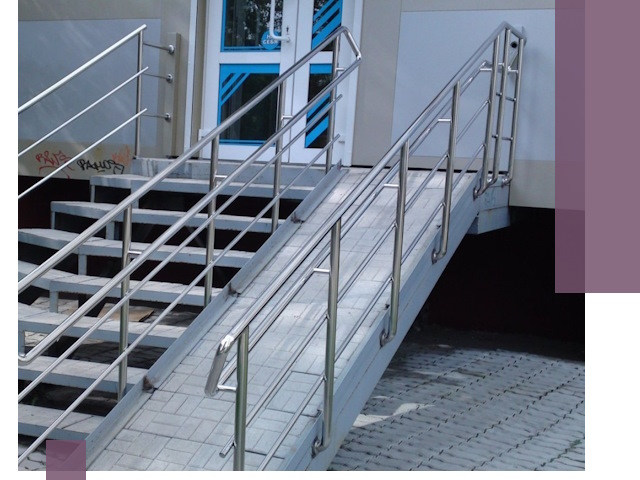 Пандус на крыльцо под ключ в Новороссийске: монтаж и изготовление