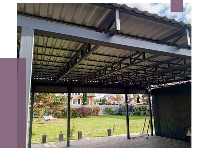 Монтаж навесов в Новороссийске от 7350 руб. — установка навеса | ПРОЛЁТ-Нвр