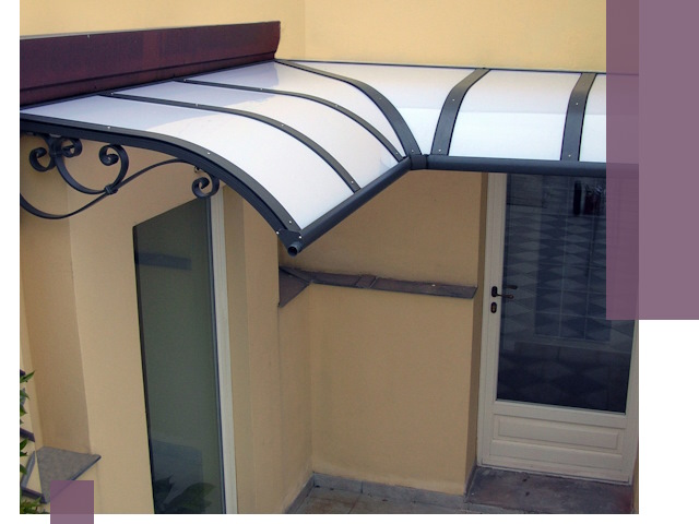 Монтаж козырьков любой сложности в Новороссийске под ключ