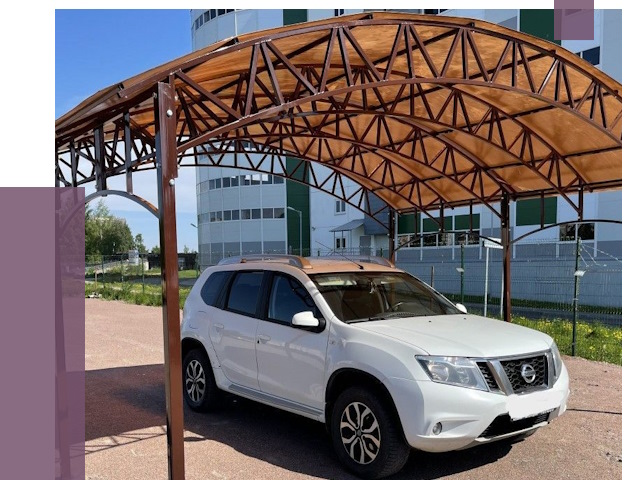 Недорогие навесы в Новороссийске от 42874 руб.  | ПРОЛЁТ-Нвр