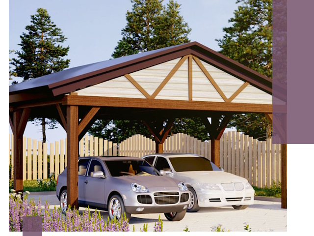 Навесы для автомобиля в Новороссийске — изготовление и монтаж