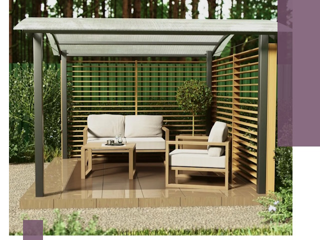 Навесы для дачи в Новороссийске: изготовление, монтаж и демонтаж