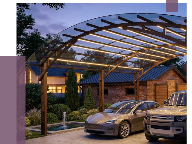 Металлические навесы в Новороссийске от 12658 руб. под ключ — ПРОЛЁТ-Нвр