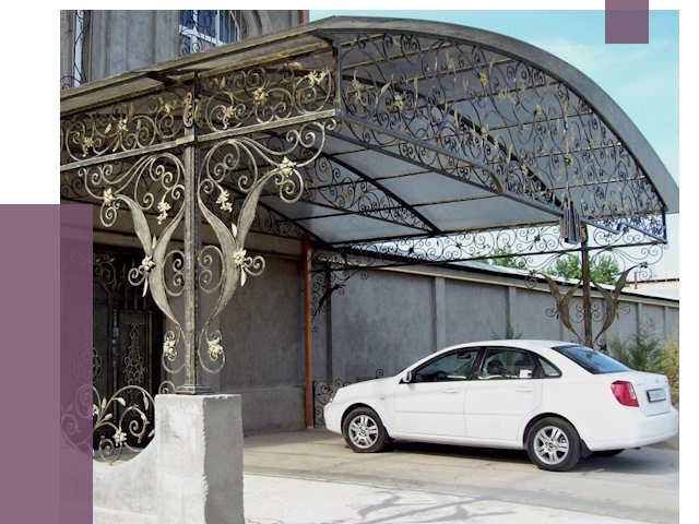 Кованые навесы в Новороссийске от 14546 руб. | ПРОЛЁТ-Нвр