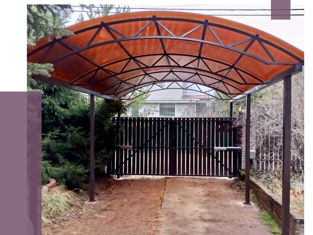 Арочные навесы в Новороссийске от 12709 руб. — изготовление и монтаж | ПРОЛЁТ-Нвр