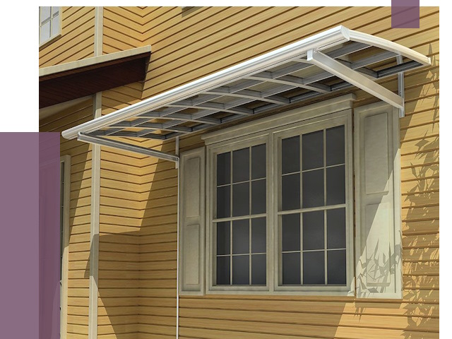 Козырьки над окнами в Новороссийске от 7605 руб. — монтаж, покупки | ПРОЛЁТ-Нвр