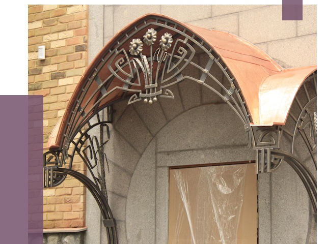 Арочные козырьки в Новороссийске от 14546 руб. 