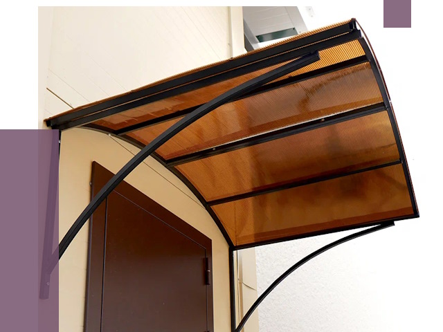 Недорогие козырьки в Новороссийске от 7574 руб.  | ПРОЛЁТ-Нвр