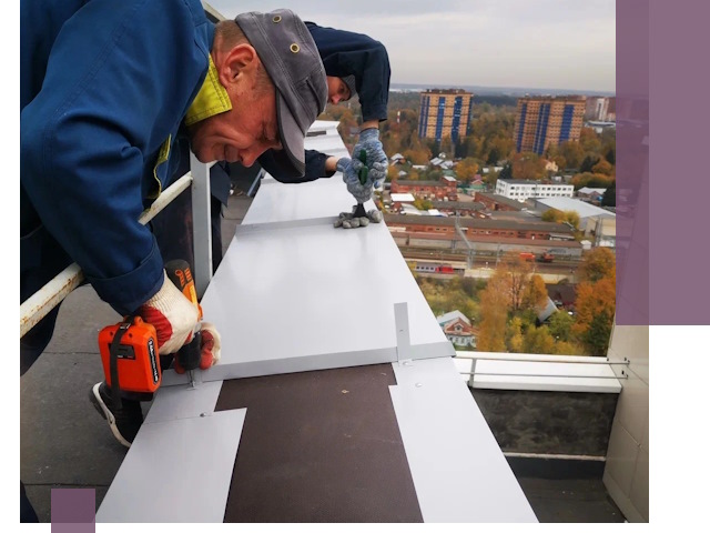 Монтаж парапетов в Новороссийске — установка прочных металлических ограждений