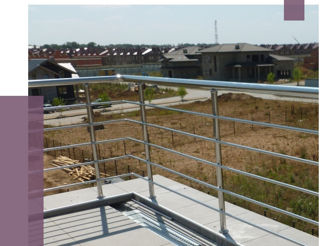 Парапеты из нержавеющей стали в Новороссийске от 7962 руб. за м² | ПРОЛЁТ-Нвр