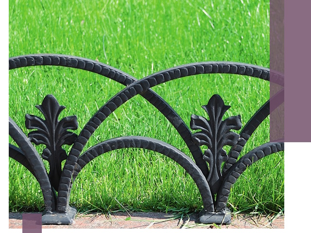 Декоративные металлические бордюры под ключ в Новороссийске