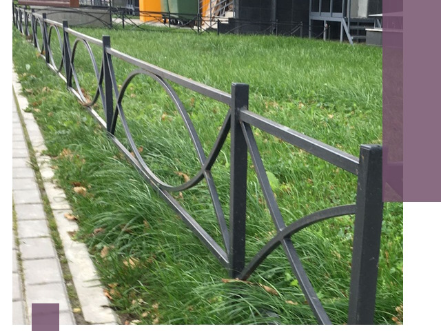Газонные ограждения из металла в Новороссийске — монтаж и продажа