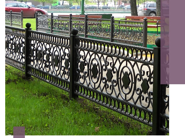 Секционные газонные ограждения под ключ в Новороссийске