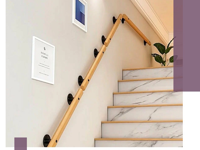 Поручни металлические и деревянные под ключ в Новороссийске