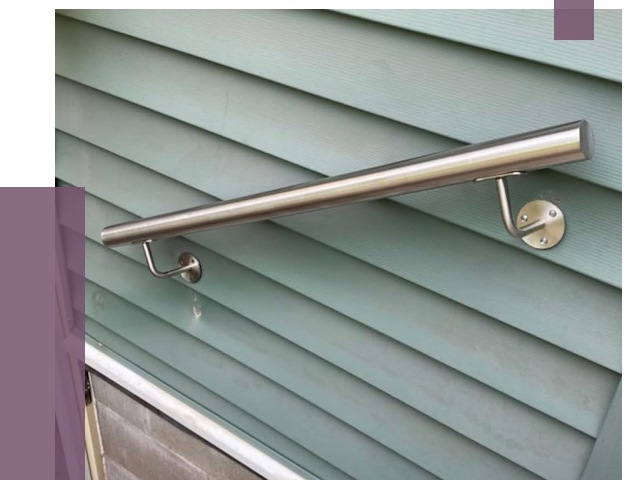 Поручни из нержавеющей стали в Новороссийске от 7656 руб.  | ПРОЛЁТ-Нвр